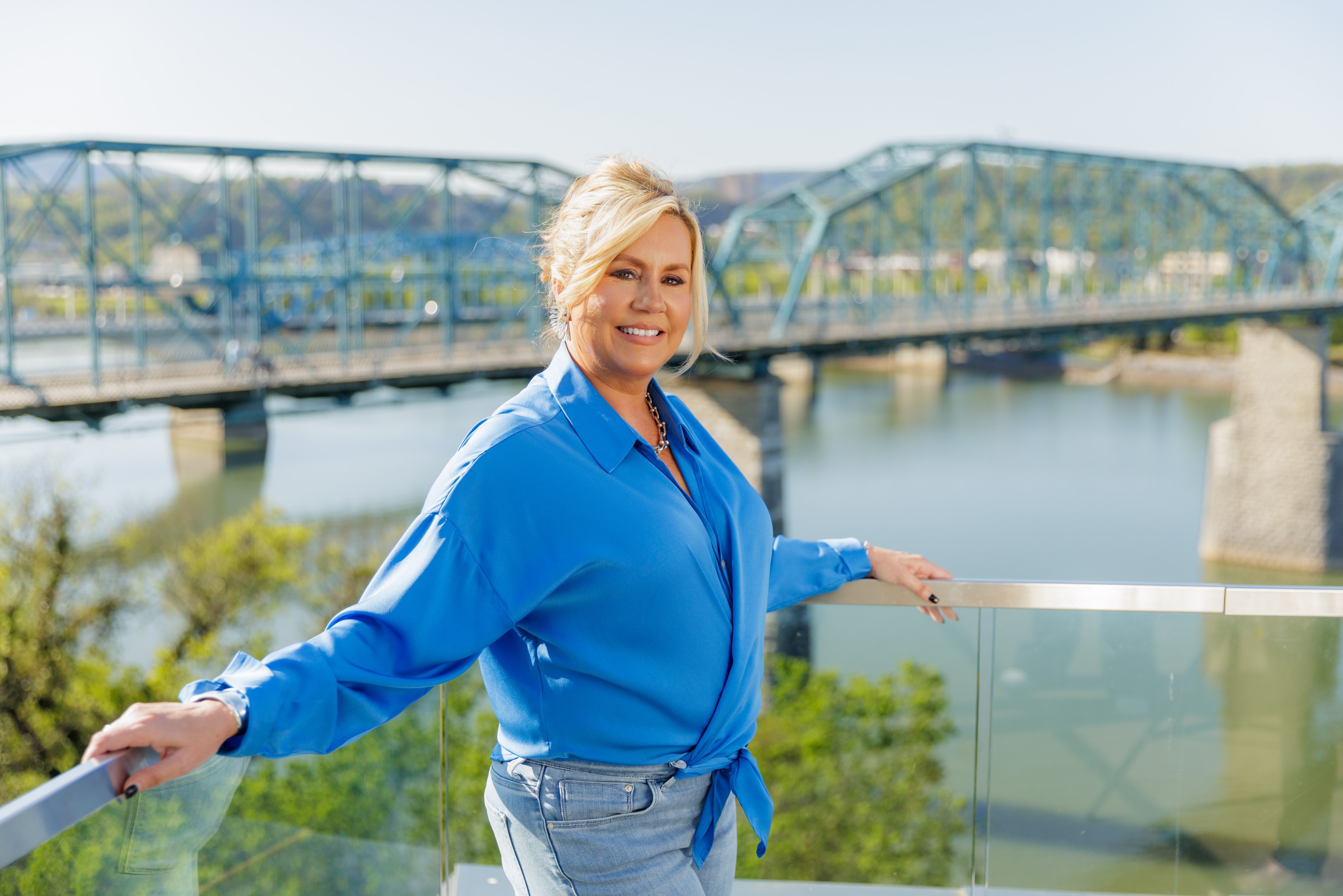 Paige Holt by Walnut Street bridge